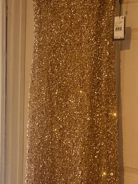 green emerald velvet dress Vintage Beaded Midi Fairy Dress With Sharkbite Hem In Olive-Olive / Regular  / 0 main image 1